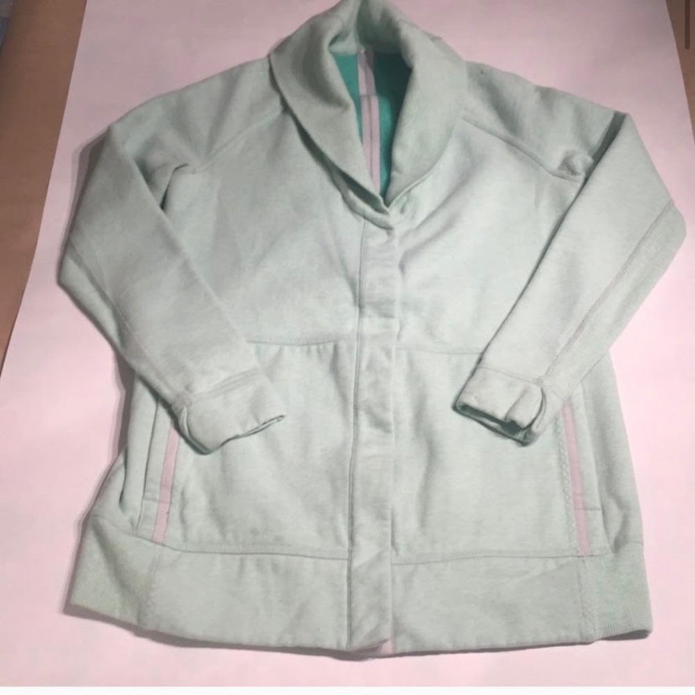 Lululemon light green cardigan